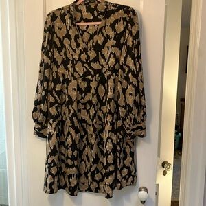 SHEIN long sleeved tiered mini dress size L. Excellent used condition.